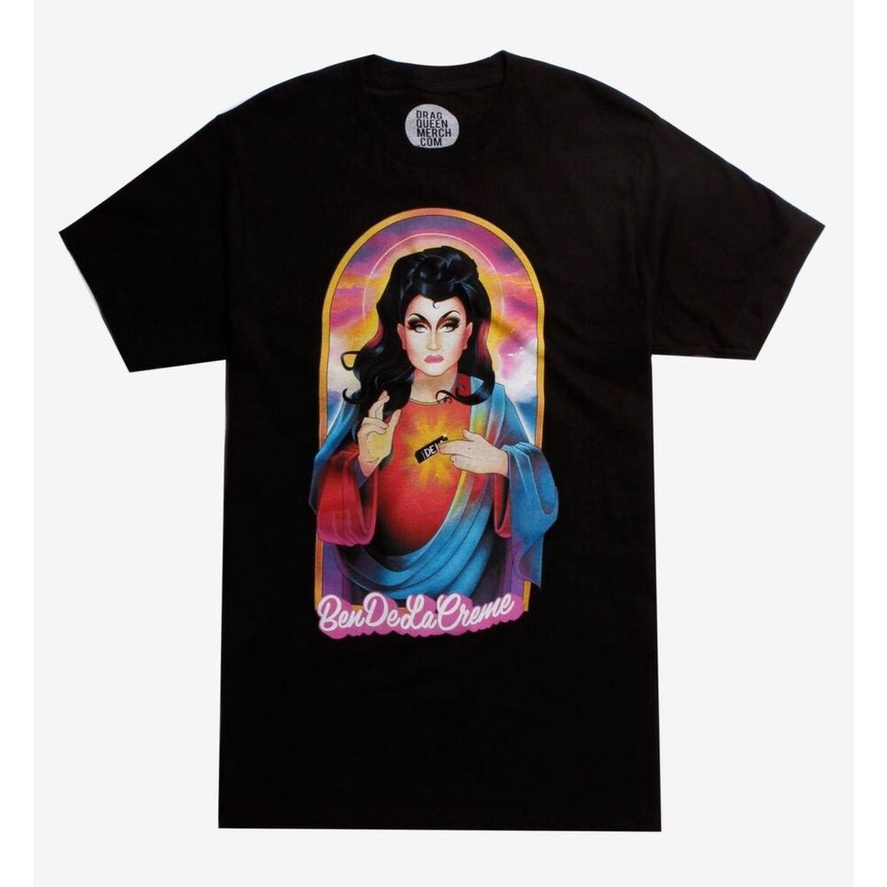 Drag Queen Merch BenDeLaCreme Martyr T-Shirt RuPaul Men Size L *NWT